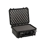 thumbnail of Hartschalen-Koffer, wasserdicht (IP67), Noppenschaumstoff, Rasterschaumstoff, 2 Schlösser, Polypropylen, Schwarz, 336 x 300 x 148 mm