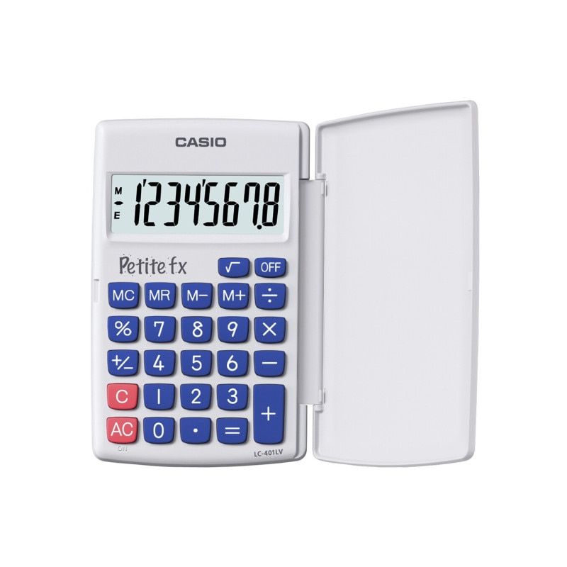 Calculatrice Casio Petite Fx Scolaire Primaire Blanche