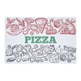 thumbnail of 4 Tischsets abwaschbar 43x28cm Tisch Platzsets mit Pizza Motiv Platzdeckchen Tischuntersetzer Essunterlage Tischdeko Küche Gastronomie Weiß Rot Grün