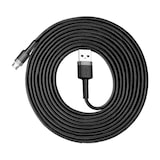 thumbnail of Baseus Cabo Cafule USB-A para Micro USB 3m Preto