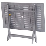 thumbnail of Mesa plegable de jardín madera maciza de acacia 120x70x75 cm