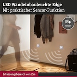 thumbnail of Paulmann LED Wandeinbauleuchte Edge Quadro  eckig 80x80mm  1,2W 25lm 230V  2700K Weiß matt 93133
