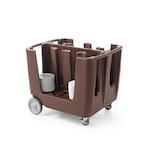 thumbnail of Carro portaplatos Hendi para transportar 6 pilas de 50 platos y 4 ruedas