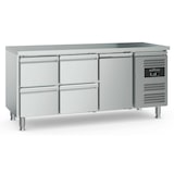 thumbnail of Ecofrost Koelwerkbank | 417L | 1 Deur + 4 Laden (1/1 GN) | +2°C/+8°C | Geforceerd | 1795x700x850(h)mm