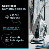 thumbnail of Adler AD 5043 Kabelloses Dampfbügeleisen 2800 Watt schwarz