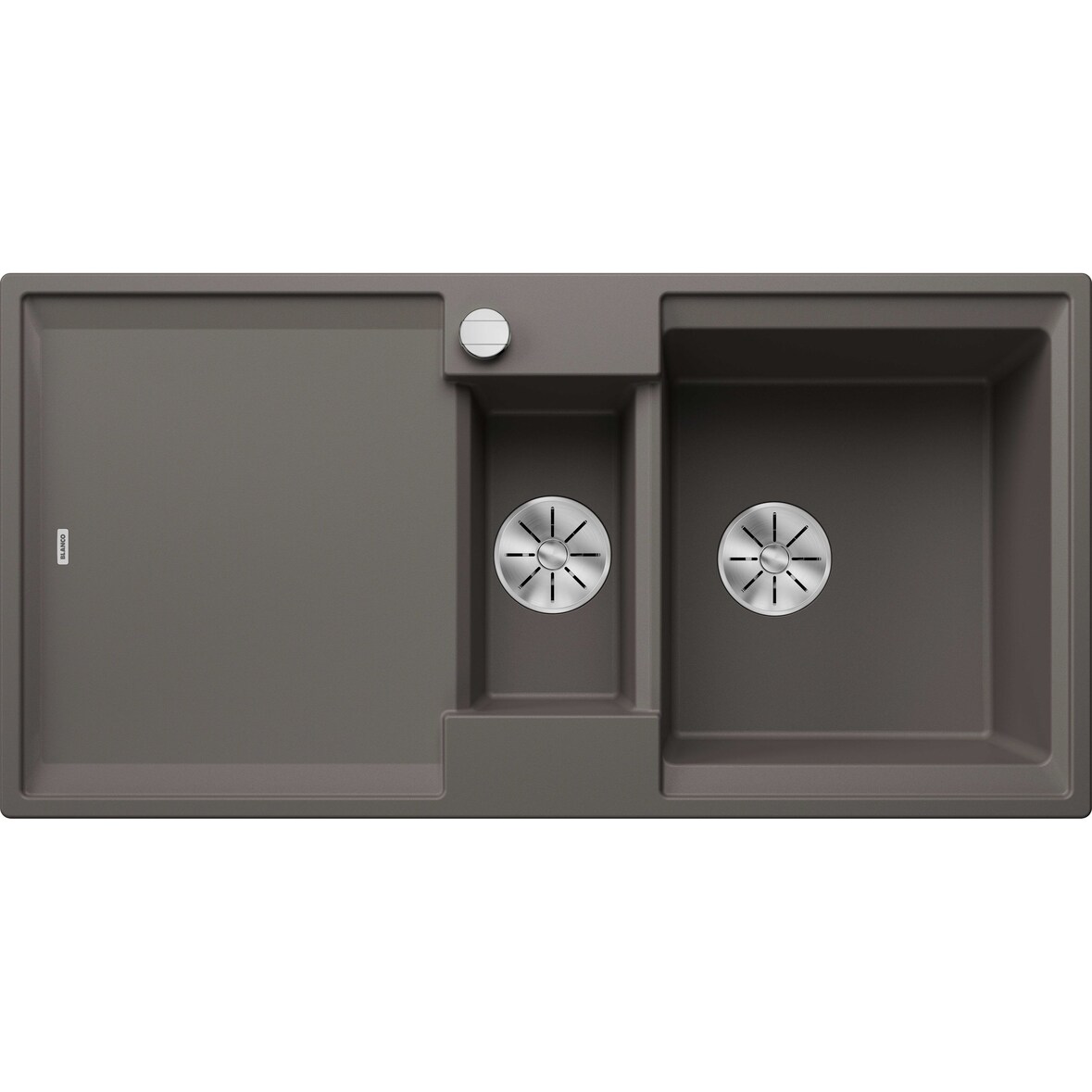 BLANCO ADIRA 6 S Einbauspüle SILGRANIT vulkangrau ab 60 cm Excenter