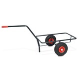 thumbnail of Robuster Handwagen in anthrazit, belastbar bis zu 200 kg, mit 32 cm hohem Korb in orange