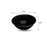 thumbnail of Graniteware | Petit bol Ø14cm en acier émaillé | Compatible four et lave-vaisselle | Légère | Empilable | Résiste aux rayures | Noir