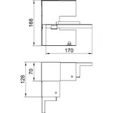 thumbnail of OBO Bettermann 6277640 Montagezubehör (B x H) 170 mm x 70 mm 1 St. Reinweiß