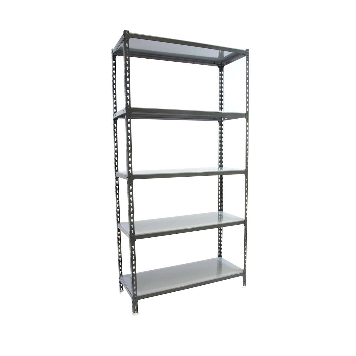 SimonRack Metallregal, 1800x800x300 mm, 5 Ebenen, Metallboden, 180 kg Biegepunkt, Anthrazit/Verzinkt - Simonclick