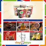 thumbnail of DayBays 10000 Stk. Kaffeebecher 12oz/300ml Ø9cm " Coffee To Go Becher " Pappe mit PE-beschichtet
