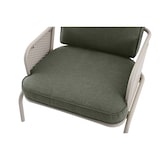 thumbnail of Tarrington House Set de terrasse Eden, 4 pièces, acier/céramique/polyester, 2 fauteuils individuels, 1 canapé 2 places, 1 table basse, blanc/vert