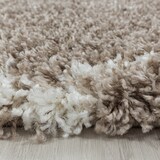 thumbnail of Carpetsale24 Hochflor Teppich Beige 240x340 cm Rauten Design Flauschig- Langflor Wohnzimmerteppich Skandinavischer Stil Shaggy großer Teppich