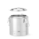 thumbnail of HENDI Isolierter tragbarer Behälter, Kitchen Line, 36L, Silber, ⌀400x(H)500mm