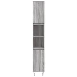 thumbnail of vidaXL Badschrank Grau Sonoma 30x30x190 cm Holzwerkstoff