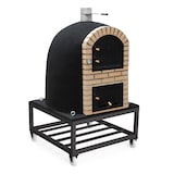 thumbnail of MF - Forno a Legna da Esterno in Muratura Modello CALDERA BANDAMA (Nero - 130 x 130 x 206 cm) – Isolato con Sughero e 3 Coperte in Ceramica