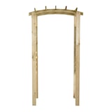 thumbnail of Arche en treillis 110x60x210 cm Bois de pin massif imprégné Modèle AbriLuna 77