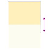 thumbnail of vidaXL Rolgordijn 90x150 cm stofbreedte 85,7 cm verduisterend geel