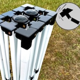 thumbnail of Gartenzelt 3x4,5m - mit 3 Wänden - Rot