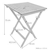 thumbnail of Set Tisch mit 2 Stühlen Gartenstühle  10-210-2T