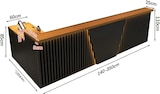 thumbnail of Bancone bar, banco cassa e reception per ristorante, sala da biliardo, bancone a L 160 cm【H ZJX 160】