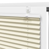 thumbnail of vidaXL Plissee Creme 60x150 cm Stoffbreite 59,4 cm Polyester