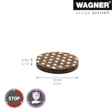 thumbnail of WAGNER Anti-Rutsch Pads 16tlg. - Ø 19 x 3 mm, Filz Mix, selbstklebend, rutschhemmend - 16011999