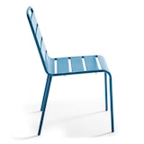 thumbnail of Chaise de terrasse en métal bleu pacific  - Oviala