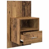thumbnail of Cabinet de chevet 2 pcs Bois ancien 50 x 32.5 x 80cm Modèle Tendance Pure
