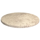 thumbnail of WERZALIT Plateau de table, bois stratifié moulé, Ø60 cm, blanc smokey white