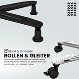 thumbnail of bümö Säulenhubtisch höhenverstellbar, Stehtisch Büro, Bistrotisch rund 80 x 80 cm - Besprechungstisch weiß, Stehtisch Holz-Platte, Säule aus Metall