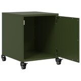 thumbnail of Tables de chevet 2 pcs vert olive 36x39x43,5 cm acier – Modèle Nature Nuit