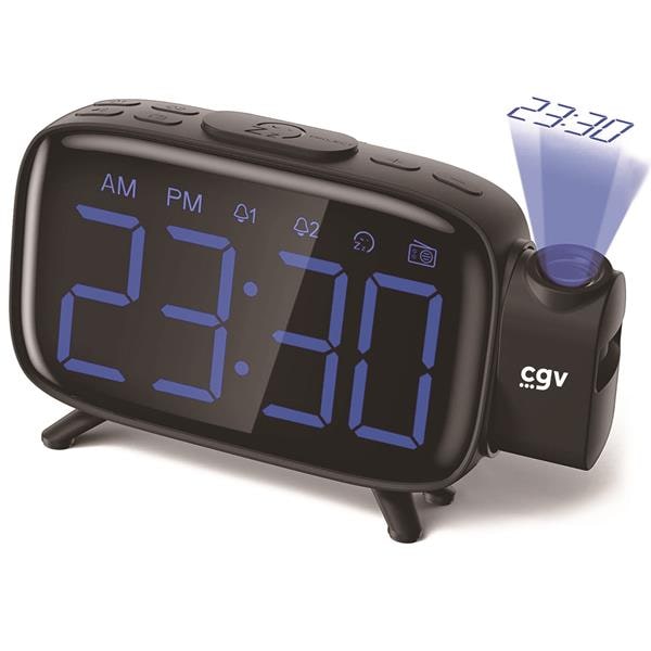 Radio-réveil double alarme CR-P10