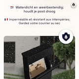thumbnail of 4gardenz® Vrijstaande Brievenbus - Gegalvaniseerd Staand met Slot - Zwart