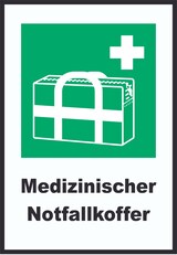 thumbnail of Medizinischer Notfallkoffer A1 (594x841mm) Schild