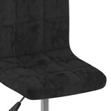 thumbnail of vidaXL Barhocker Drehbar Schwarz Samt