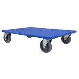 thumbnail of 4 x Möbelroller (800 x 500 x 165 mm) 300 kg Traglast Gummi-Lenkrollen spurloses Rollverhalten Möbelhund BB-Verpackungen