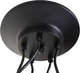 thumbnail of Pendelleuchte HWC-H81, Hängeleuchte Hängelampe, Industrial Metall höhenverstellbar schwarz ~ 5x Käfiglampenschirm