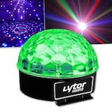 thumbnail of ENCEINTE PORTABLE 200W AVEC USB, BLUETOOTH + JEUX DE LUMIERE ASTROBALL + MICRO SANS FIL PA DJ SONO LED SOIREE FAMILLE KARAOKE