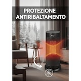 thumbnail of Stufa Elettrica 2000W SIRGE Vulcano | Oscillante, Telecomando e Timer 12h