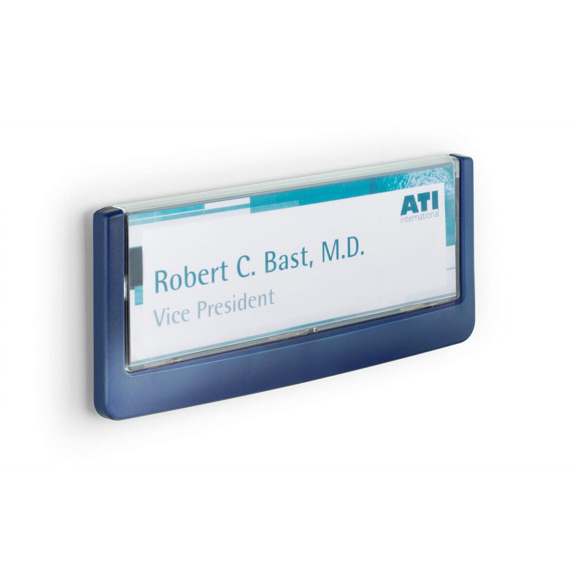 Durable Türschild 149x52,5mm d.bl. CLICK SIGN transparente Front