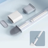 thumbnail of Escova de Vaso Sanitário de Silicone TOJ com Suporte - Escova de Vaso Sanitário Flexível - Inclui Sistema de Pendurar - Preto