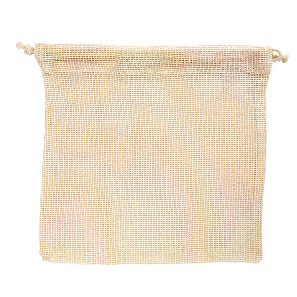 Garcia de Pou 25 Unités - Sacs Filet Réutilisables 26X26 Cm Beige Coton