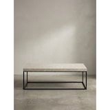 thumbnail of Couchtisch 120x60x38 cm Sandfarben Sofatisch in Stein-Optik Modern, Design Wohnzimmertisch Rechteckig, Loungetisch Beige, Kaffeetisch Metallbeine
