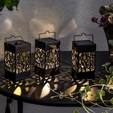 thumbnail of LED  Solar Laternen hängend stehend H:11cm Terasse Garten 3St.