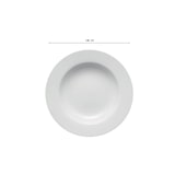 thumbnail of Ischia Tiefer Teller 23 cm Weiß