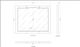 thumbnail of Spiegel Arbalette - Grau Anderes Holz Amadeus 75x3 cm