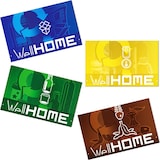 thumbnail of WellHome - 2er-Set Intelligenter Mülleimer 50L in Grau mit Magnetetiketten 35,5x26x83,5 cm