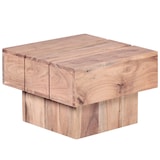 thumbnail of FineBuy Beistelltisch Massivholz Wohnzimmertisch Ø 44cm Couchtisch Landhaus-Stil