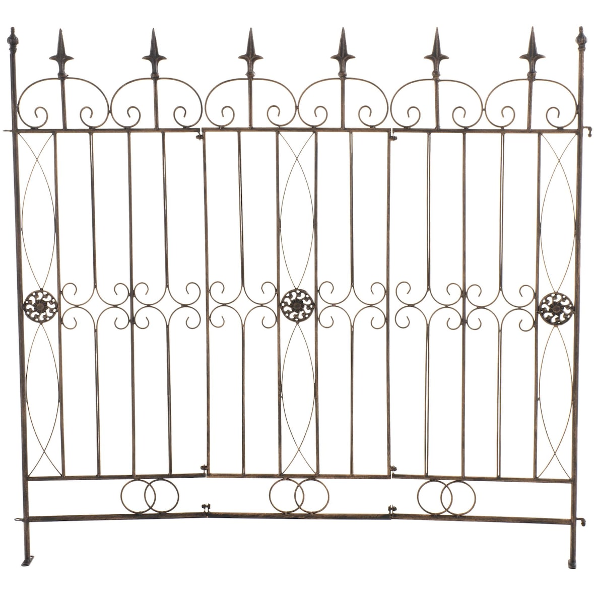 Reja De Jardín Mangold En Metal Bronce